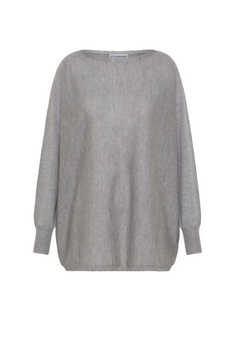 Berry Grey Melange Sweater ATTIC AND BARN |  | ATKN0220931